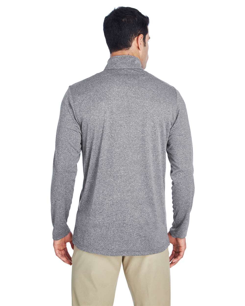 UltraClub 8618 - Men's Cool & Dry Heathered Performance Quarter