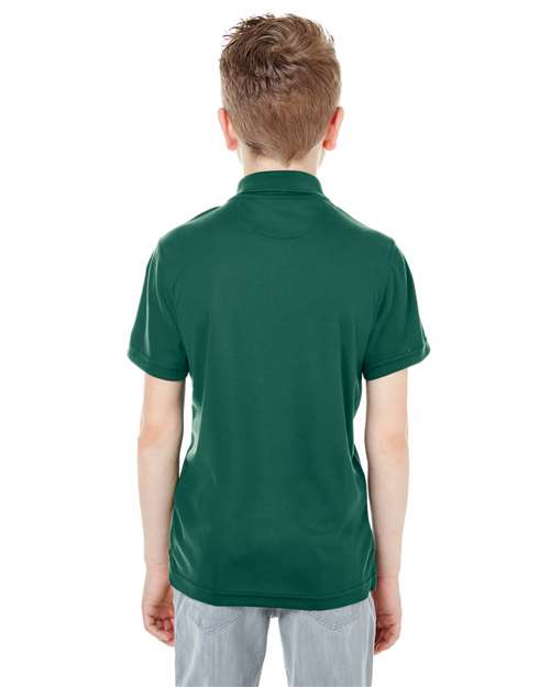 Youth Cool & Dry Mesh Piqué Polo – On Model – Back
