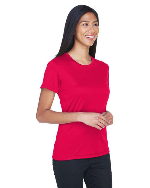 Women's Cool and Dry Performance T-Shirt – On Model – Side
