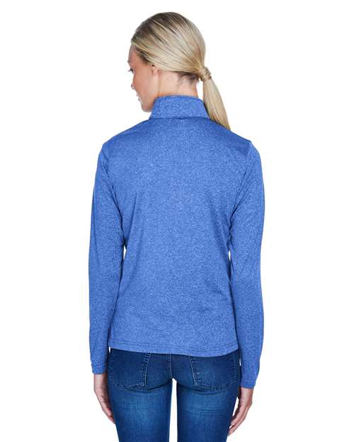 Women's Cool & Dry Heathered Performance Quarter-Zip Pullover