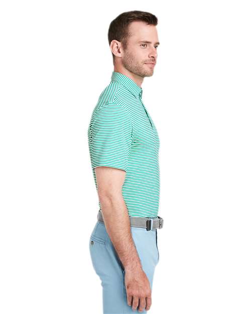 Men's Heathered Winstead Sankaty Polo – On Model – Side