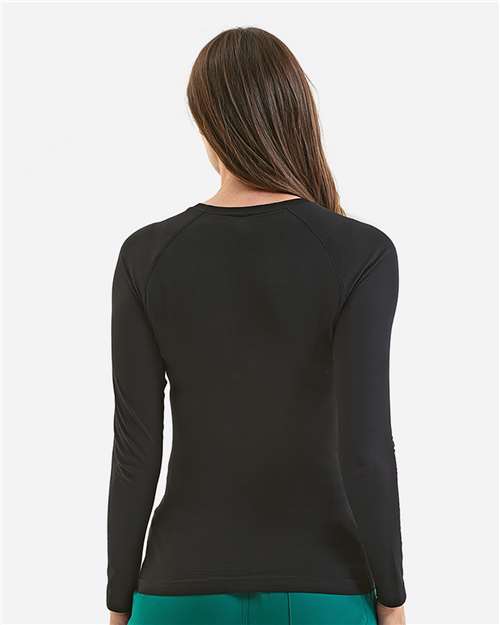 Women's Unstoppable Long Sleeve Fresh Underscrub Base Layer T-Shirt – On Model – Back