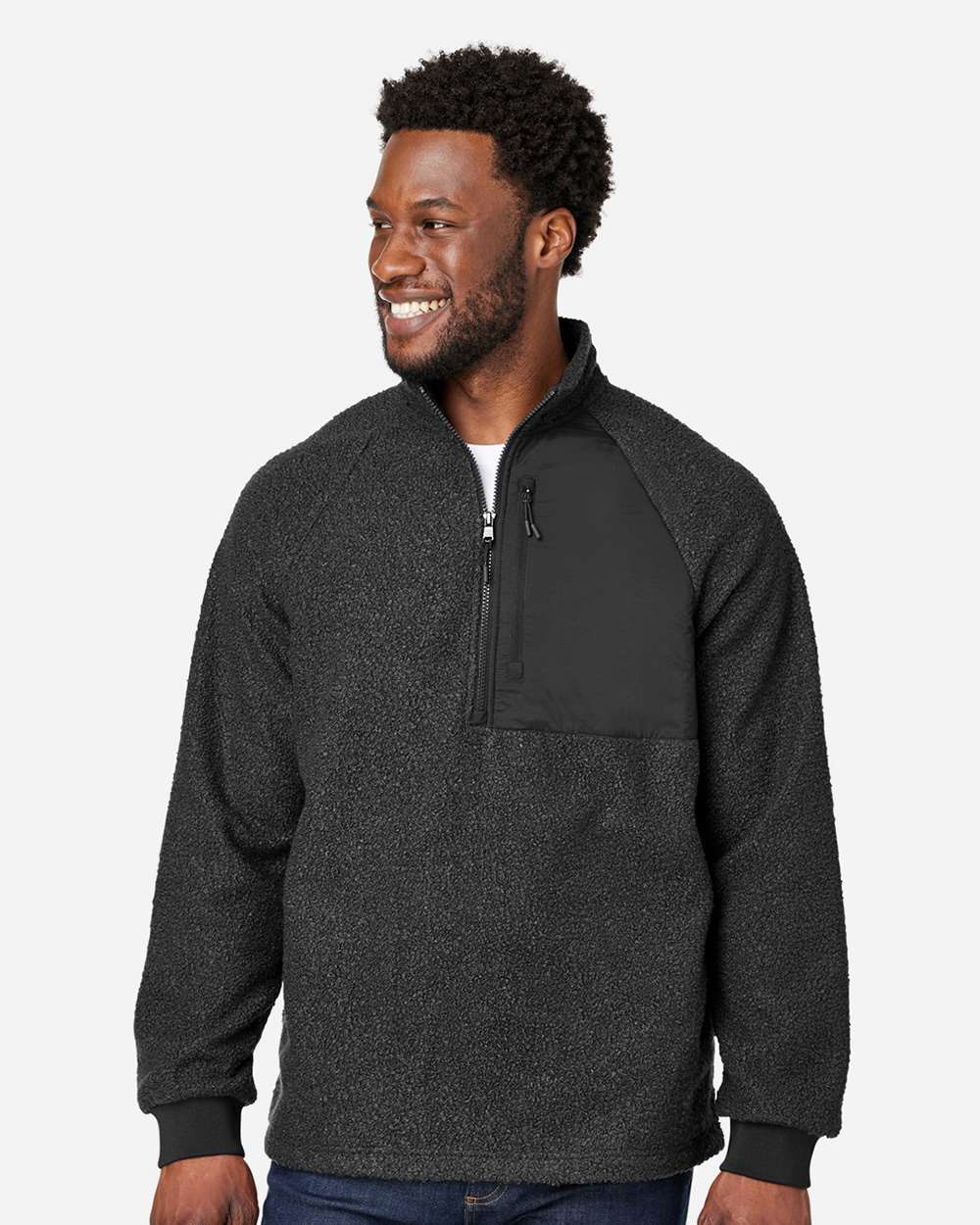 North End NE713 - Men's Aura Sweater Fleece Quarter-Zip Pullover