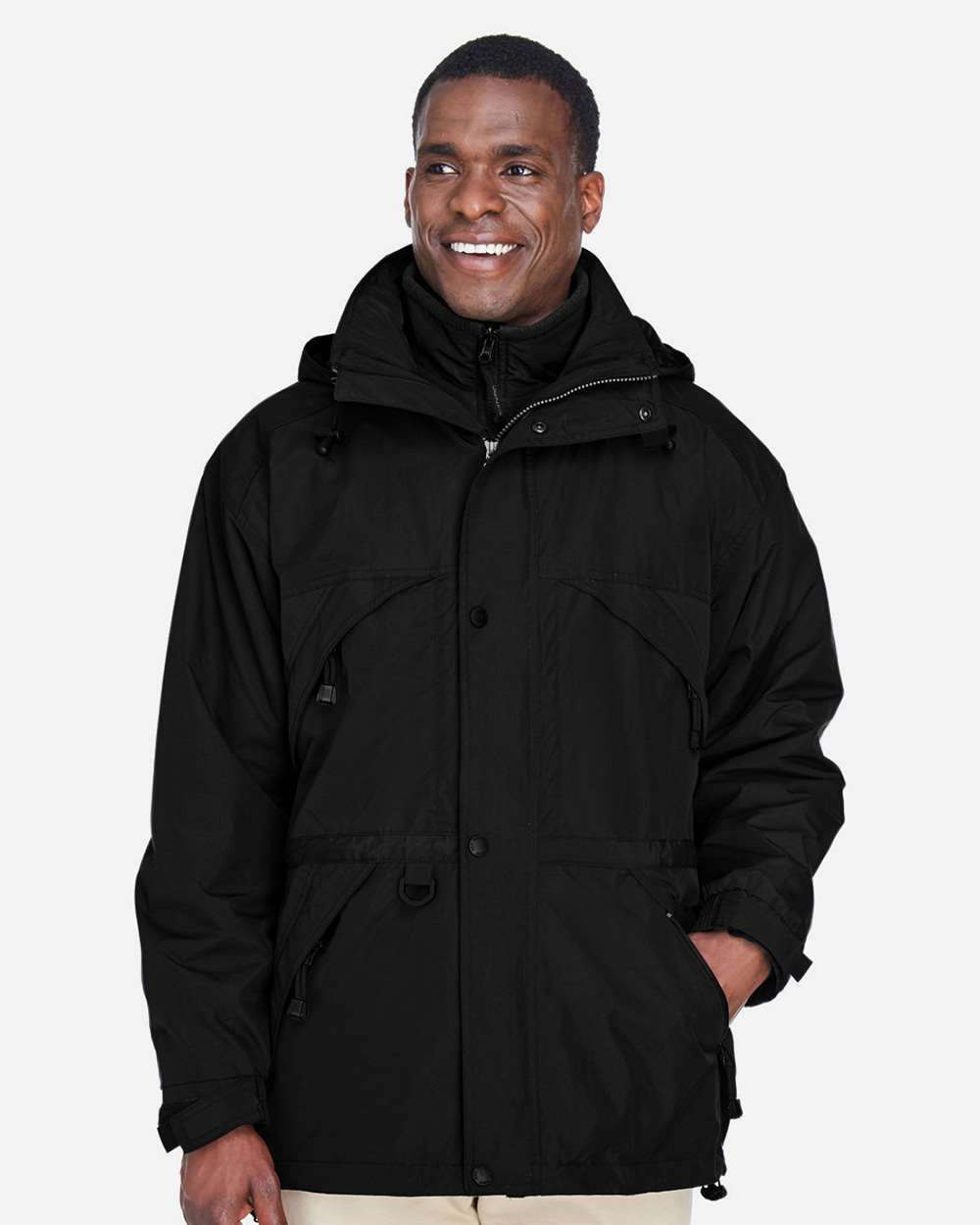 TAKA 　V12 FZIP PARKA TAKA V12 FZIP PARKA Men's Heavy Tech Puffer Jacket with Fur