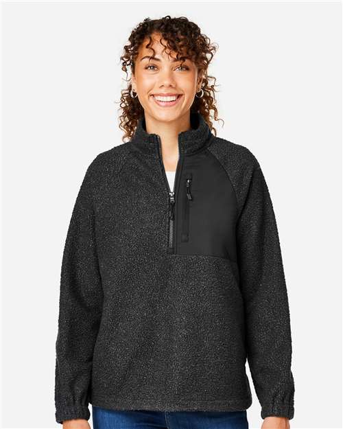North End NE713W - Women's Aura Sweater Fleece Quarter-Zip Pullover