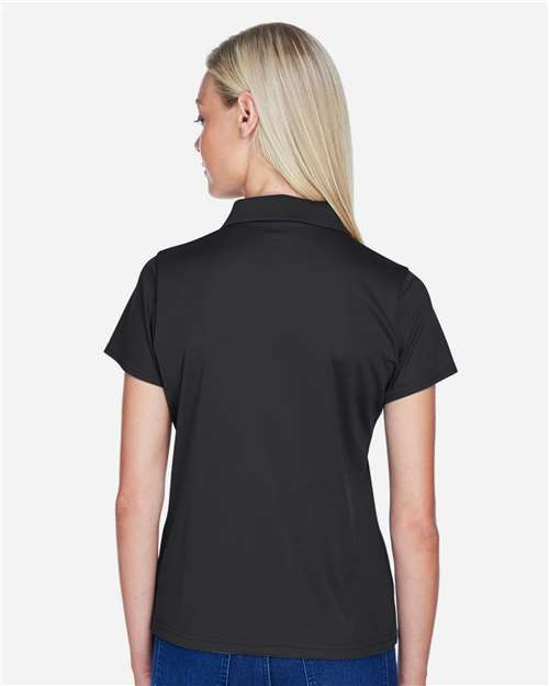 Women's Polyester Jersey Polo – On Model – Back