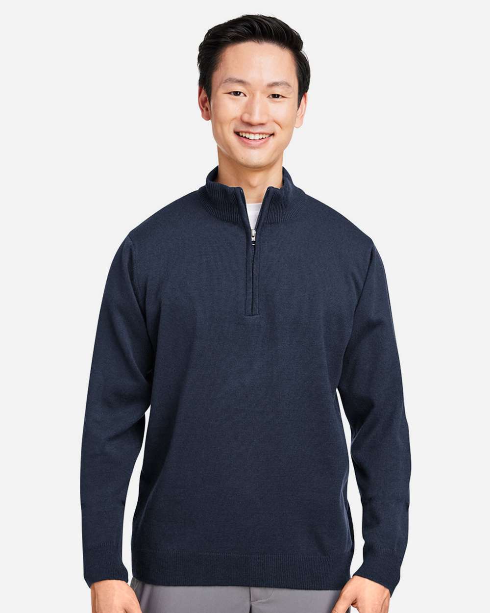 🔥 Harriton Men Unisex Pilbloc Quarter-Zip Pullover Sweater Up To 4XL M421 - Picture 9 of 19