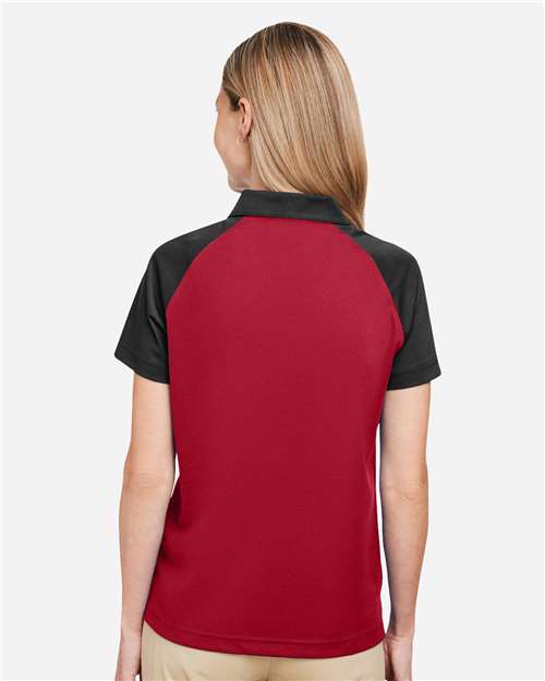 Women's Command Snag-Protection Colorblock Polo – On Model – Back