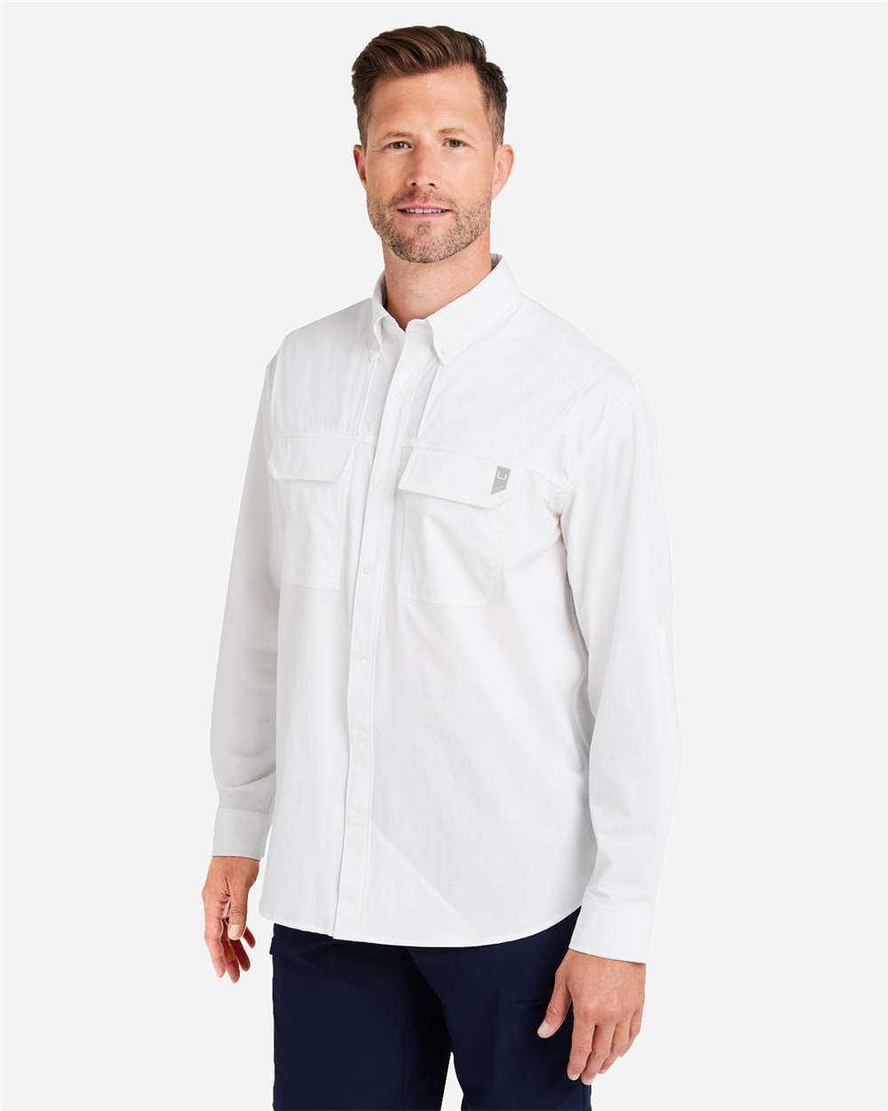 HUK H150184 - Men's Creekbed Pocket Fishing Shirt