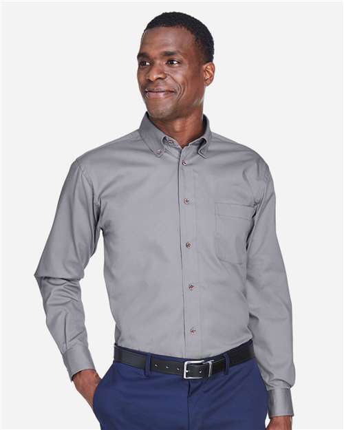 Men's Tall Easy Blend™ Twill Dress Shirt
