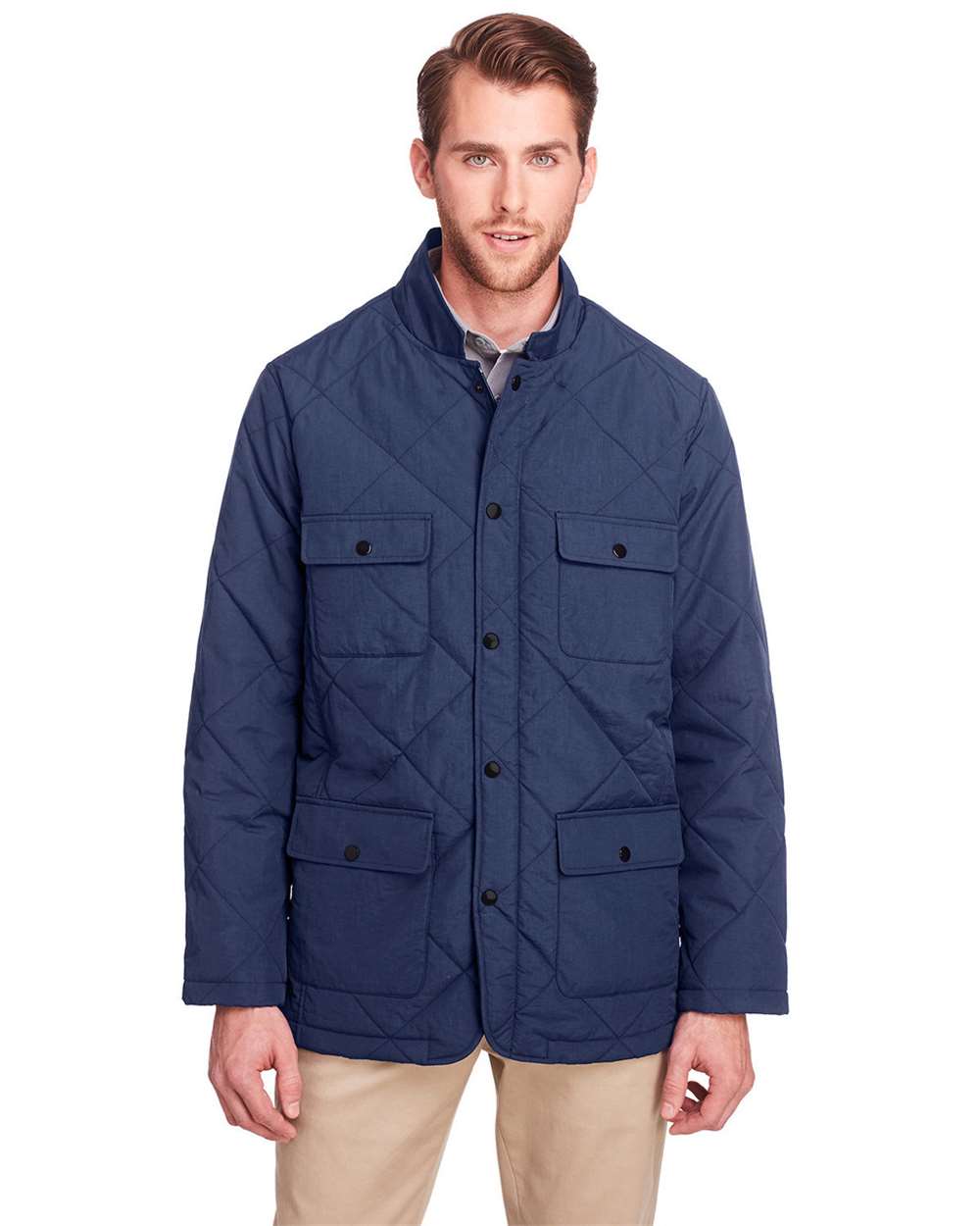 UltraClub UC708 - Men's Dawson Quilted Hacking Jacket