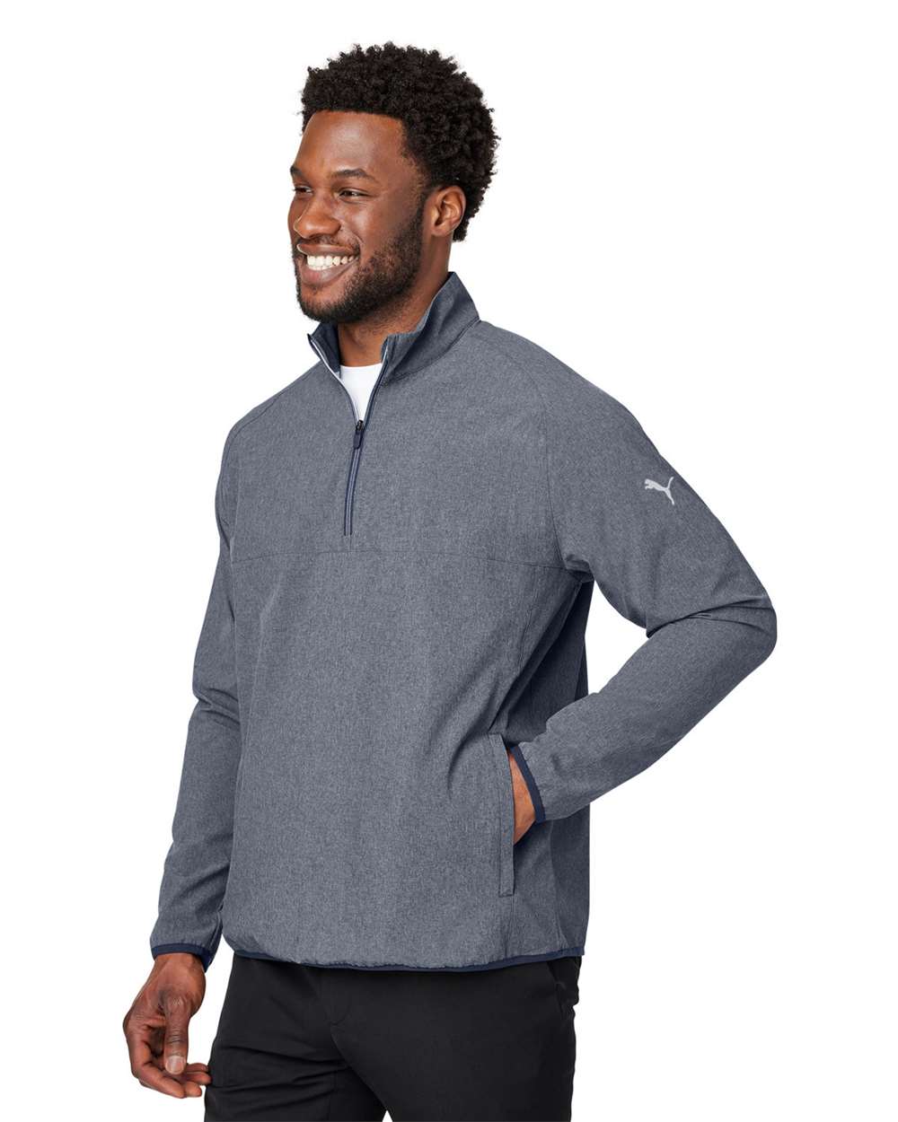 Puma Golf 538931 - Men's Coastal Woven Quarter-Zip Pullover