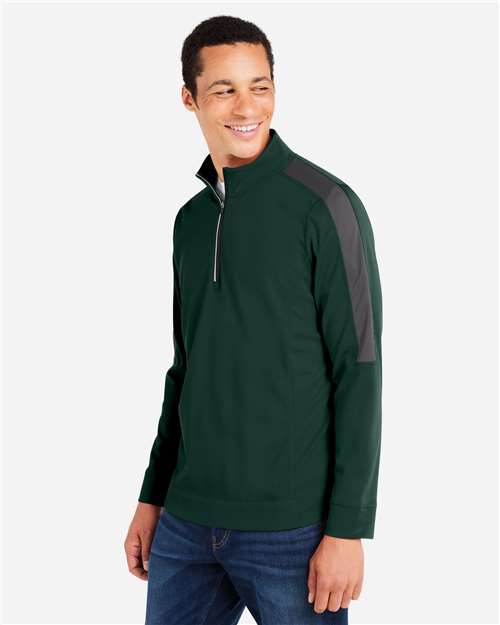 Men's Market Snag Protect Mesh Colorblock Quarter-Zip Pullover