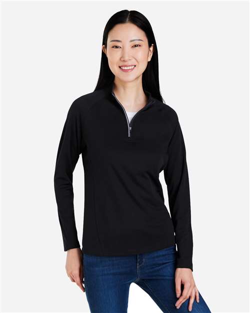 CORE365 CE418W - Women's Origin Performance Pique Quarter-Zip Pullover