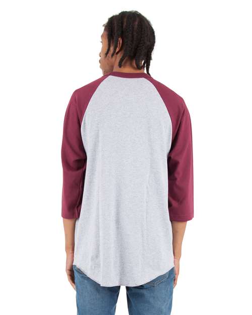 Unisex Three-Quarter Sleeve Raglan T-Shirt