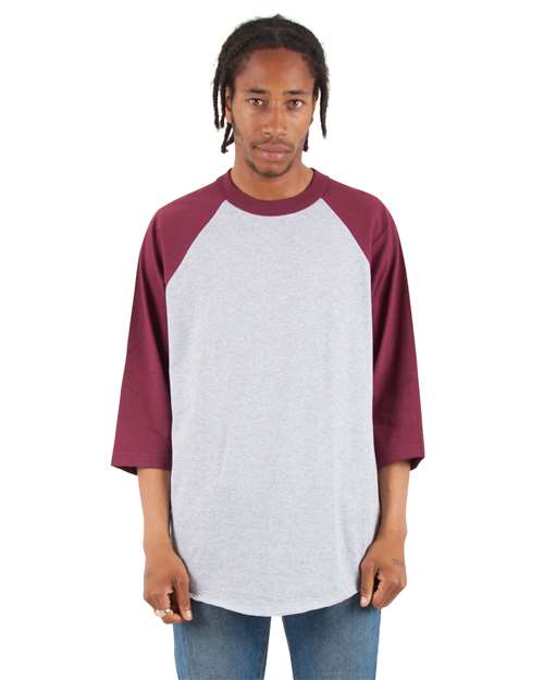 Unisex Three-Quarter Sleeve Raglan T-Shirt