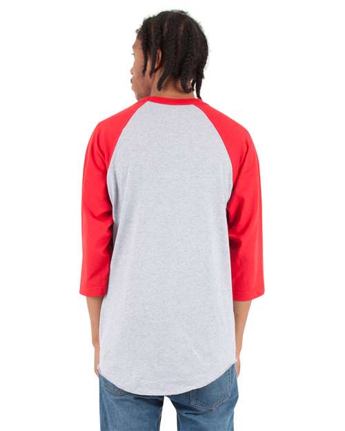 Unisex Three-Quarter Sleeve Raglan T-Shirt