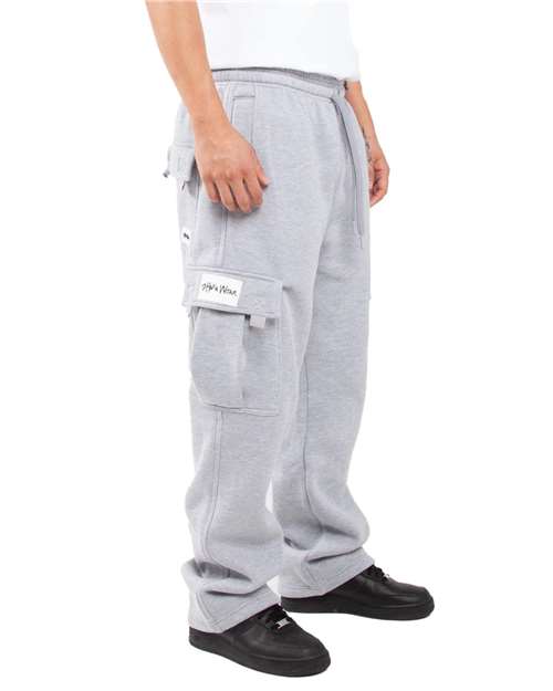 Unisex Fleece Cargo Pocket Sweatpants