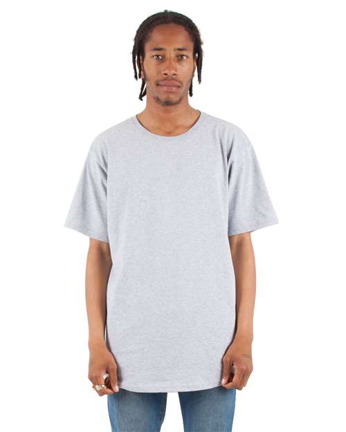 Unisex Curved Hem Long T-Shirt