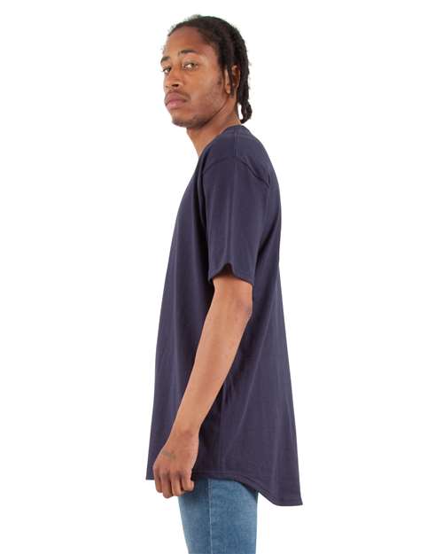 Unisex Curved Hem Long T-Shirt