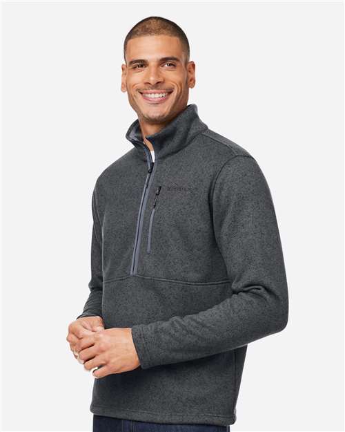 Men's Drop Line Half-Zip Jacket – On Model – Side