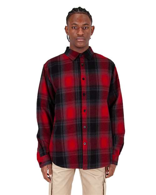 Unisex Plaid Flannel Overshirt