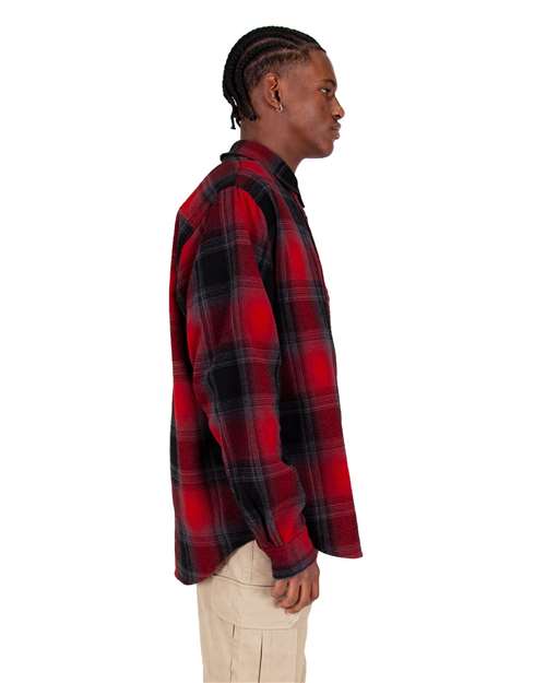 Unisex Plaid Flannel Overshirt