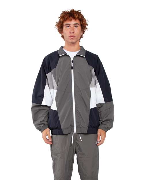 Men&#8216;s Nylon Tracksuit Jacket-Shaka Wear