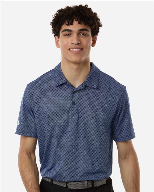 Men's 4-Way Stretch Printed Polo