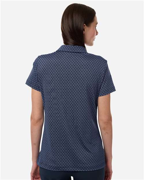 Women's 4-Way Stretch Printed Polo