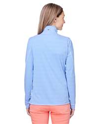 vineyard vines vineyard vines Women's Microstripe Sankaty Half-Zip Pullover, view 5