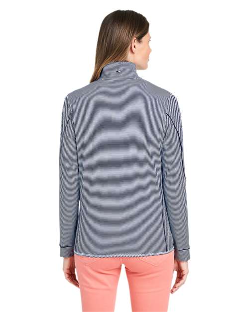 Women's Microstripe Sankaty Half-Zip Pullover