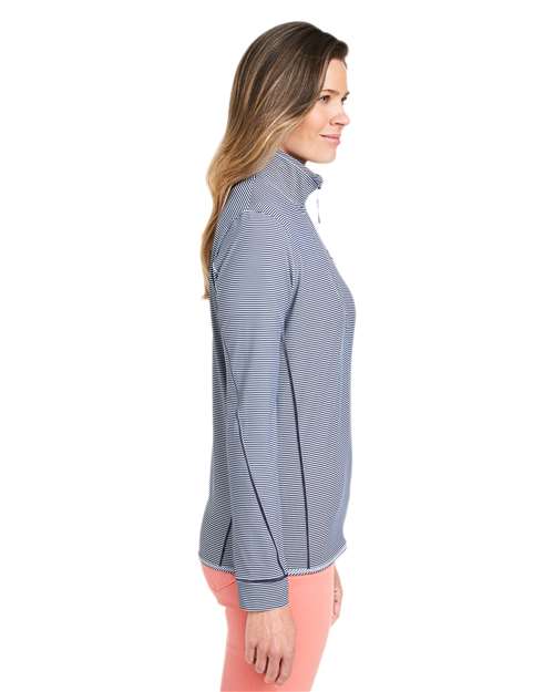 Women's Microstripe Sankaty Half-Zip Pullover