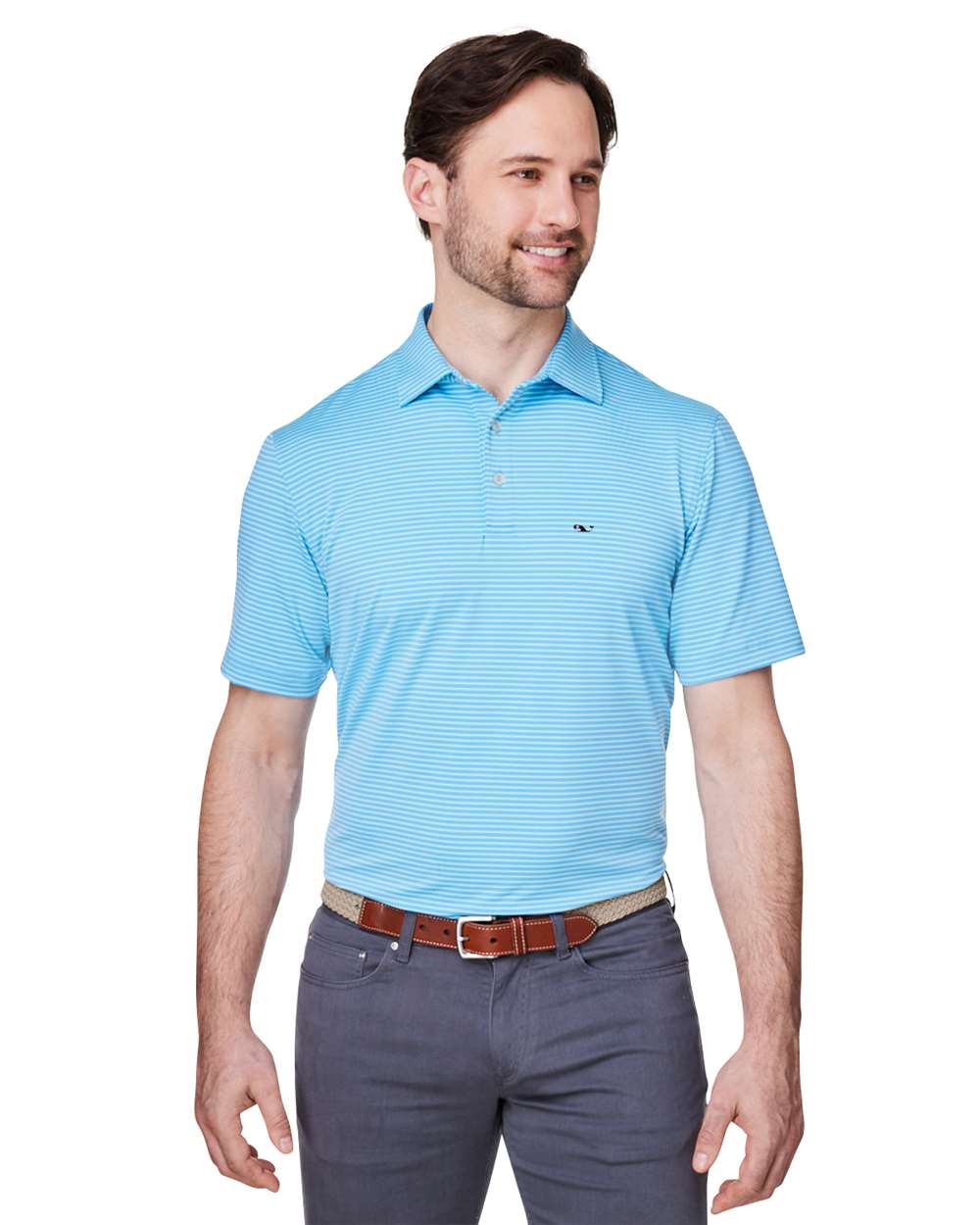 vineyard vines G012426 - Men's Bradley Stripe Sankaty Polo