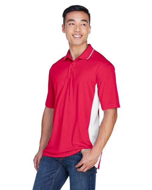 Men's Cool & Dry Sport Two-Tone Polo – On Model – Side