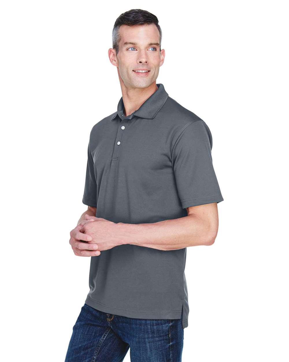 🔥 UltraClub Men Cool & Dry Stain-Release Performance Polo Up To 6XL 8445 - Picture 7 of 51