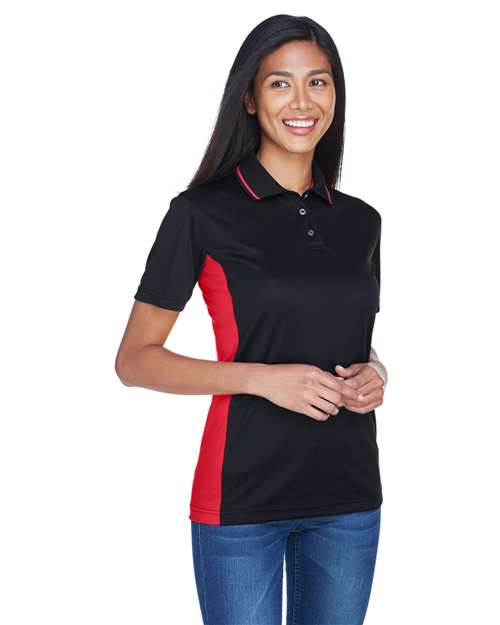 UltraClub 8406L - Women's Cool & Dry Sport Two-Tone Polo