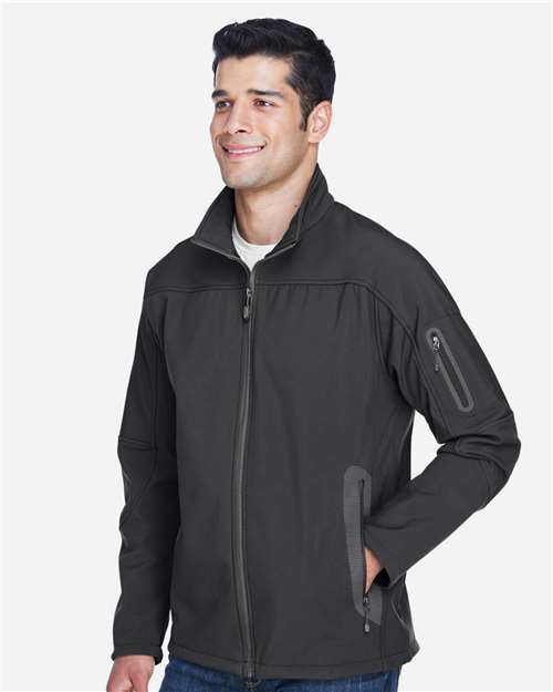 Men's Three Layer Fleece Bonded Shell Technical Jacket
