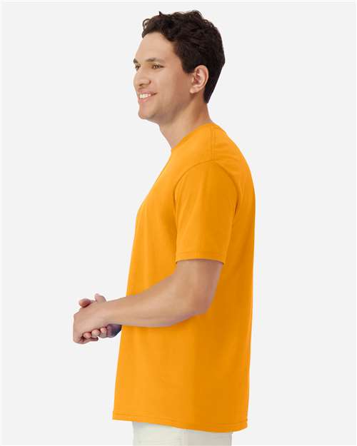 Unisex Light Cotton T-Shirt – On Model – Side