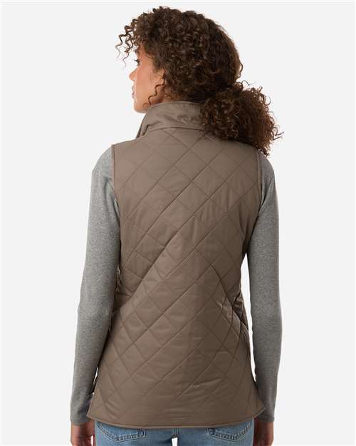 Women's Vintage Diamond Quilted Vest