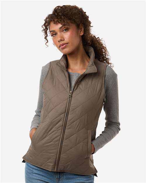Women's Vintage Diamond Quilted Vest
