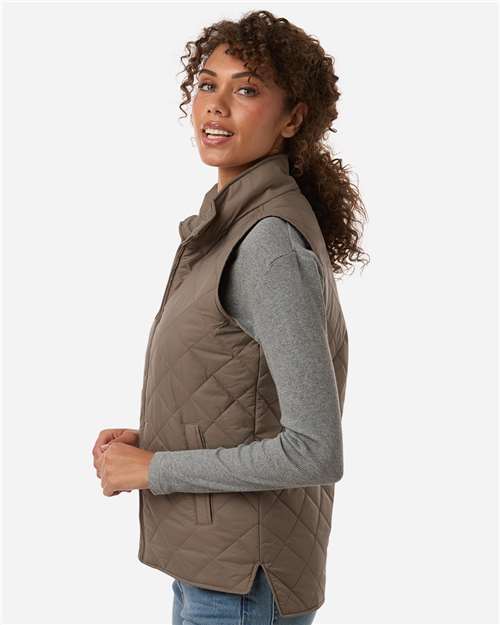 Women's Vintage Diamond Quilted Vest