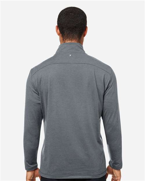 Men's Fairway Marbled Jersey Quarter-Zip Pullover