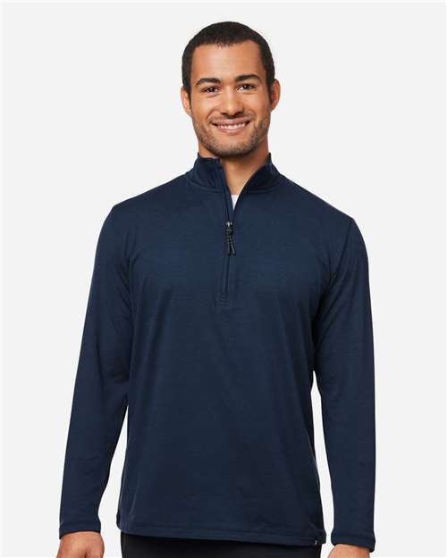 Men's Fairway Marbled Jersey Quarter-Zip Pullover