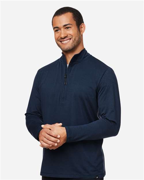 Men's Fairway Marbled Jersey Quarter-Zip Pullover