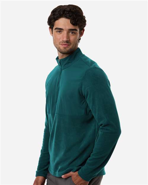 Men's Ultimate365 Cozy Quarter-Zip Pullover – On Model – Side