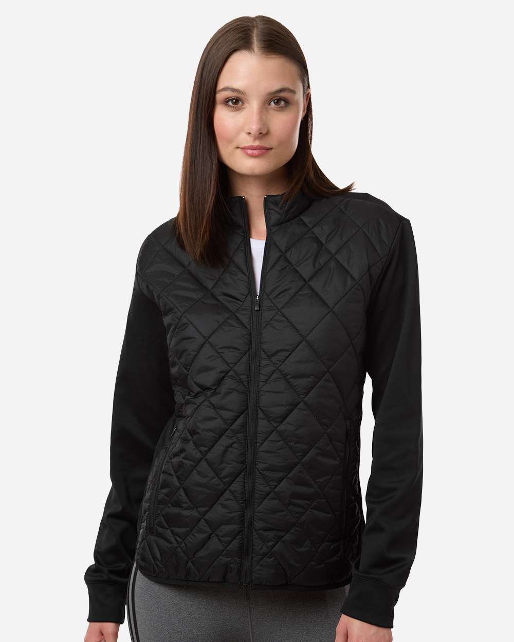 adidas A1009 Women's Ultimate Quilted Full-Zip Jacket | S&S