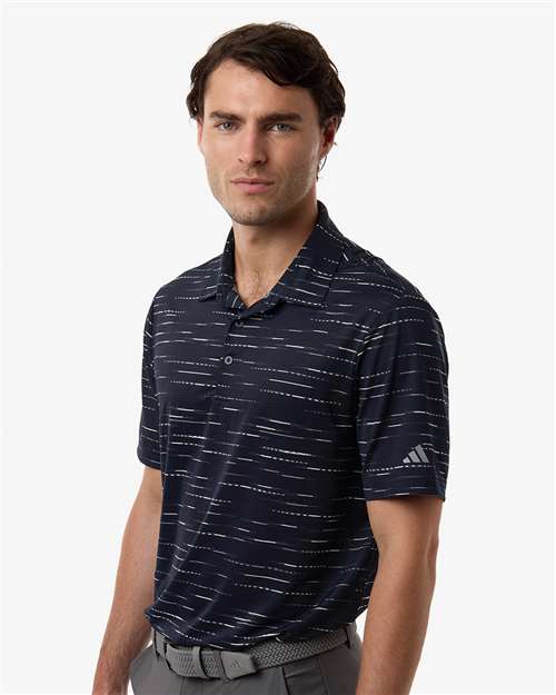 Men's Ultimate365 Mesh Glimmer Print Polo