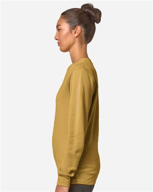 Unisex Premium Crewneck Sweatshirt – On Model – Side
