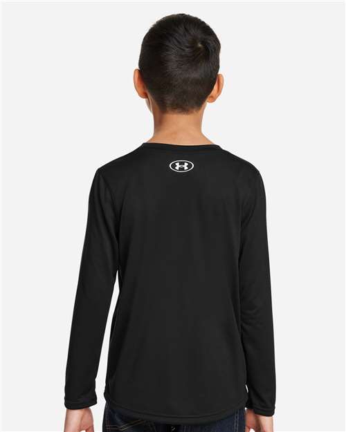 Youth Tech™ Team Long Sleeve T-Shirt – On Model – Back